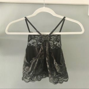 Dark Gray Bralette ✵ Bra ✵ Grey SO Bralette